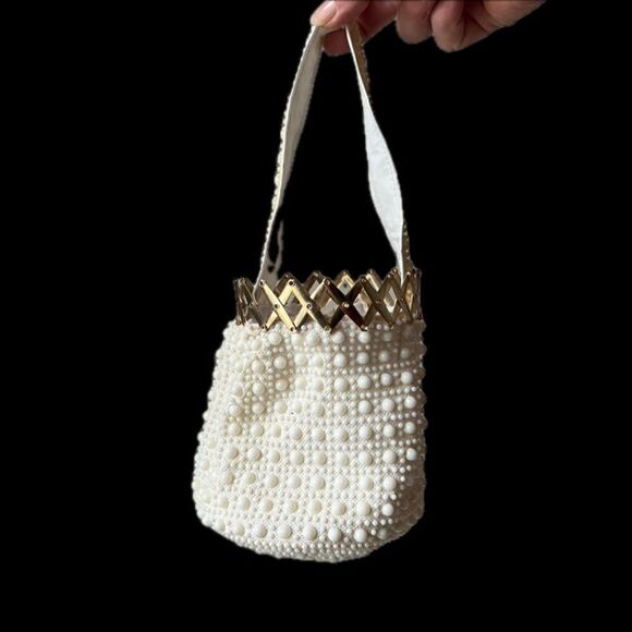 Vintage Beaded hand Potli mini handbag - Picture 2 of 11